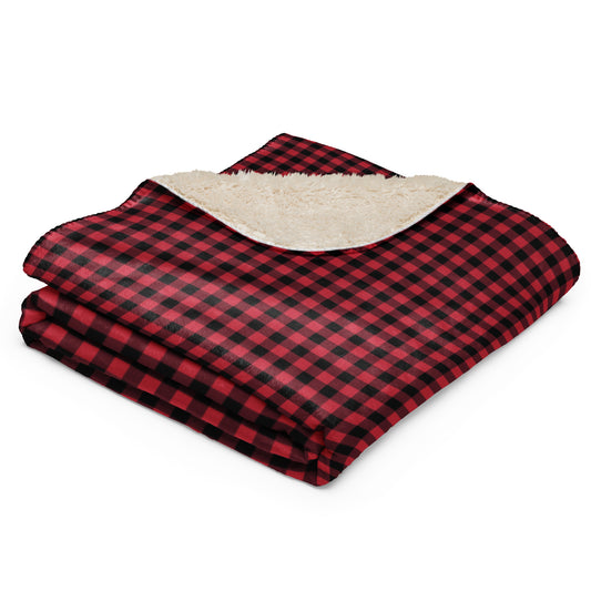 The Goulais Bay Sherpa blanket