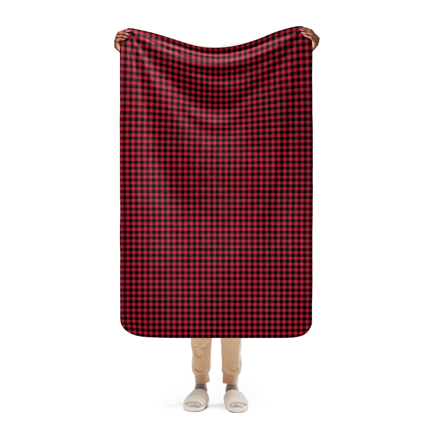 The Goulais Bay Sherpa blanket