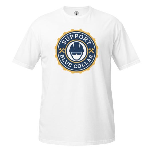 Support Blue Collar  - Short-Sleeve Unisex T-Shirt